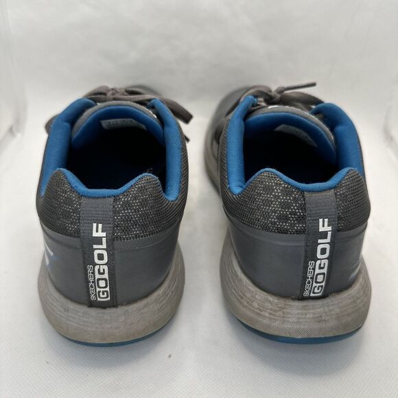 Skechers Go Golf Mens Max Golf Shoes Sneakers Size 8 Charcoal Blue Performance - Picture 5 of 12